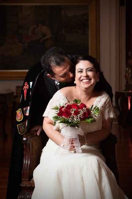 Novios después de la Boda