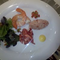 Ensalada de bogavante y langostinos