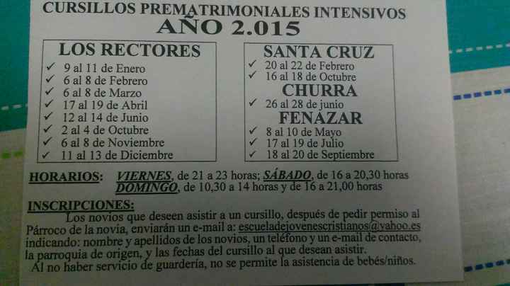 Curso prematrimonial murcia 2015 - 1
