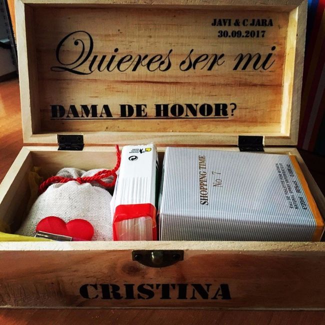 CAJA DAMA HONOR