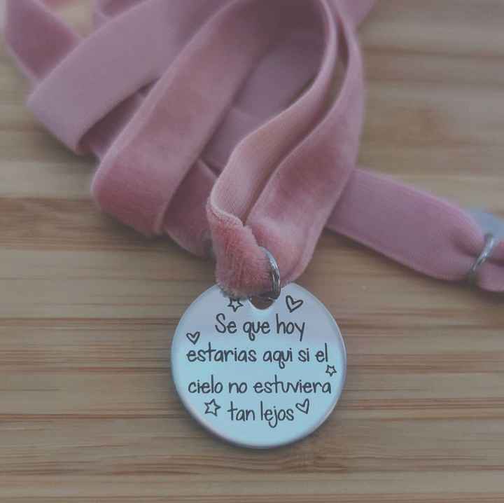 Placas para ramo de novia personalizadas