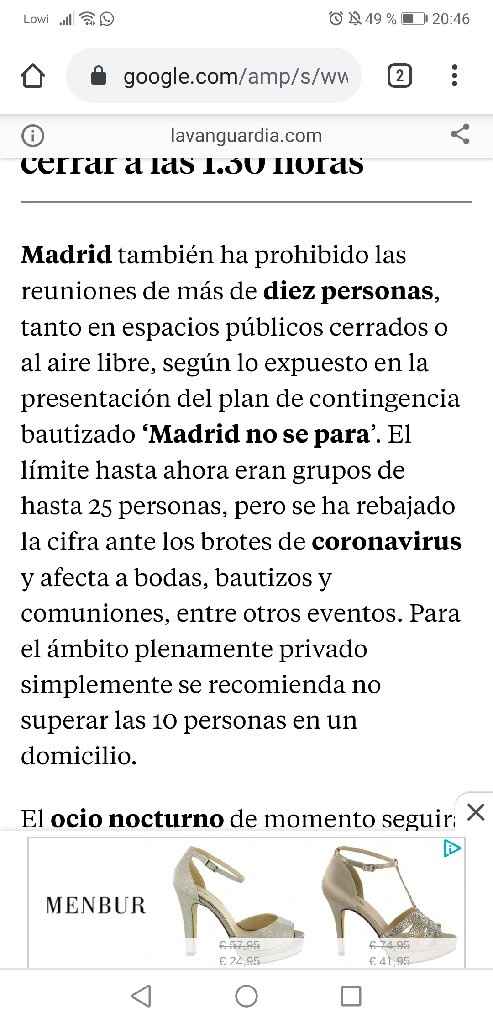 Cancelarán bodas? Madrid - 1