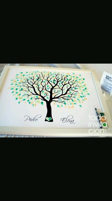 Arbol de huellas diy - 1