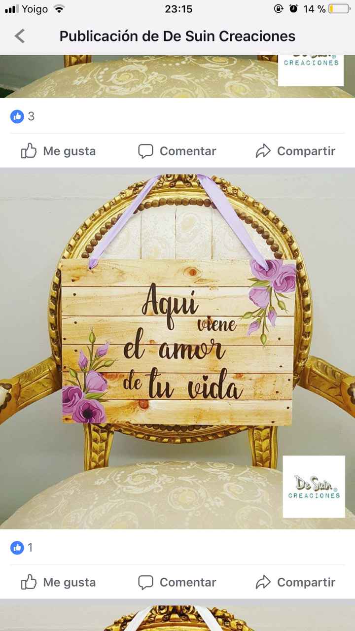  Mensaje para cartel del niño de arras para anunciar a la novia - 1