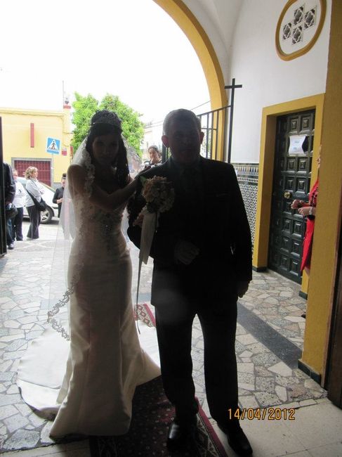 entrando con mi padre