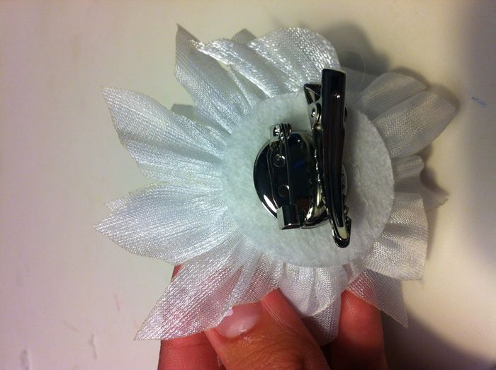 Flor por detras