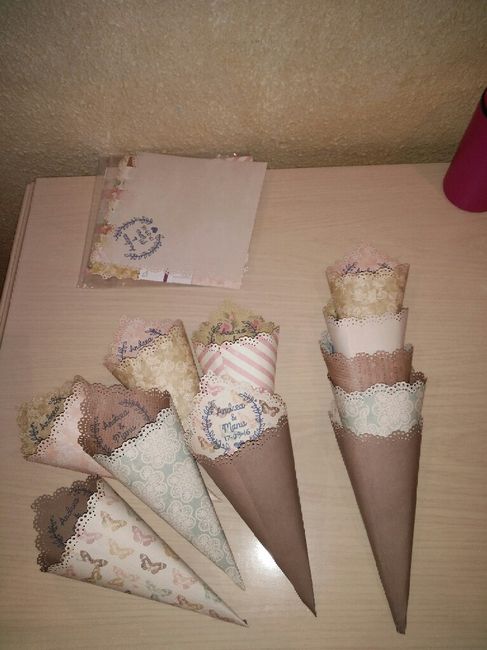 Nuestros conos van cogiendo forma! - 1