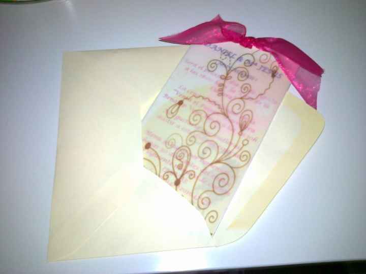invitacion boda casera