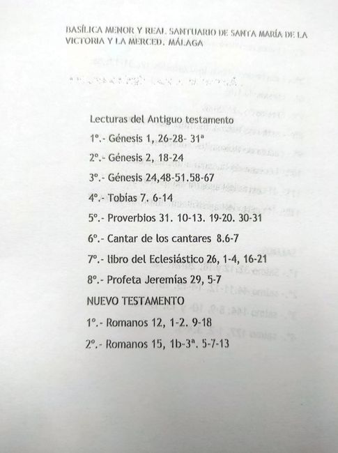 Lecturas iglesia 1