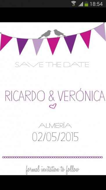 Nuestro Save the date - 1