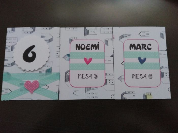Seating plan con tarjetas de scrap - 6