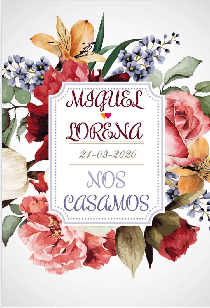 Nuestras invitaciones! Ya tenéis las vuestras? 1