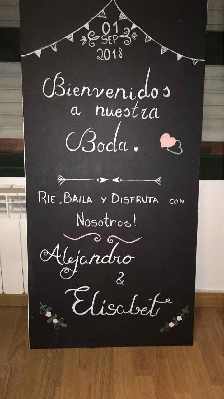  Terminado cartel de bienvenida - 1