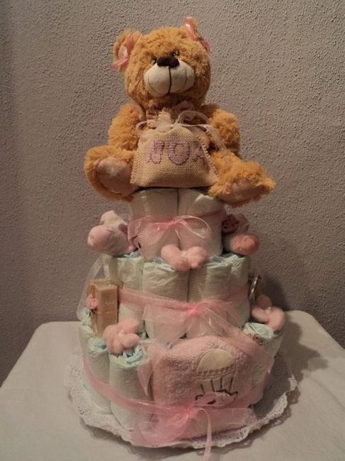 Tarta pañales 2