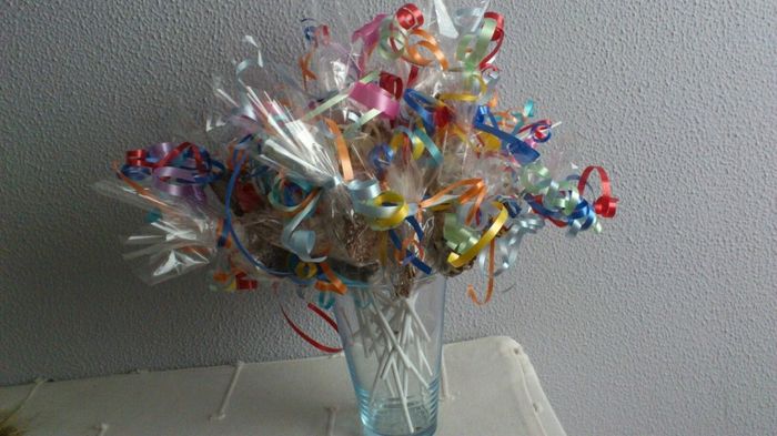 Piruletas de chocolate