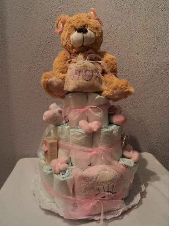 Tarta pañales 2