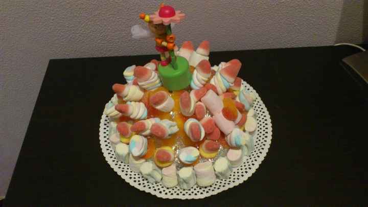 tarta chuches con muñeco