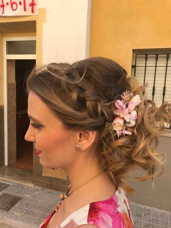 Recogidos con flores para novias - 1