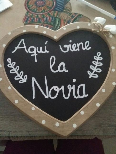 Cartel!aquí viene la novia.. - 1