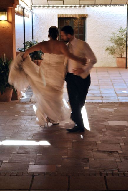 Bailando sevillanas y ole!!