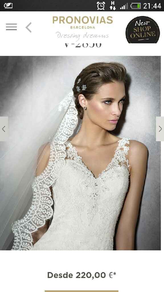 Duda velos pronovias - 2
