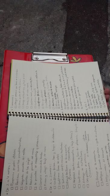 Agenda novia - 3