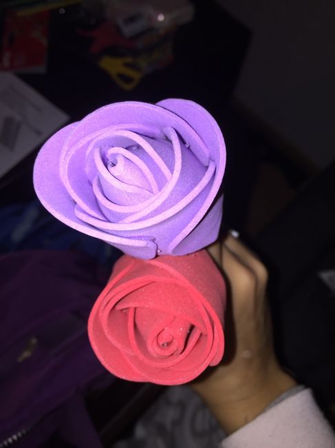 Rosas de goma eva - 1