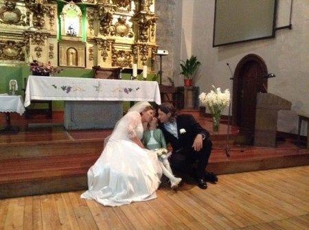 en la iglesia
