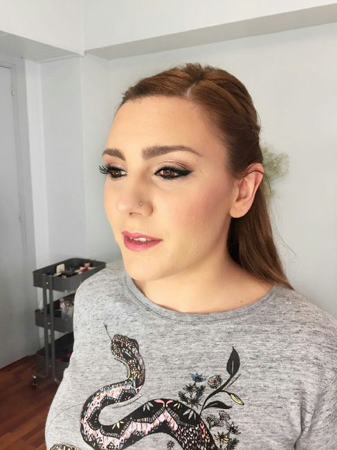 Mi prueba de maquillaje y peinado - 3