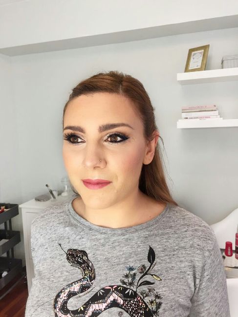 Mi prueba de maquillaje y peinado - 4