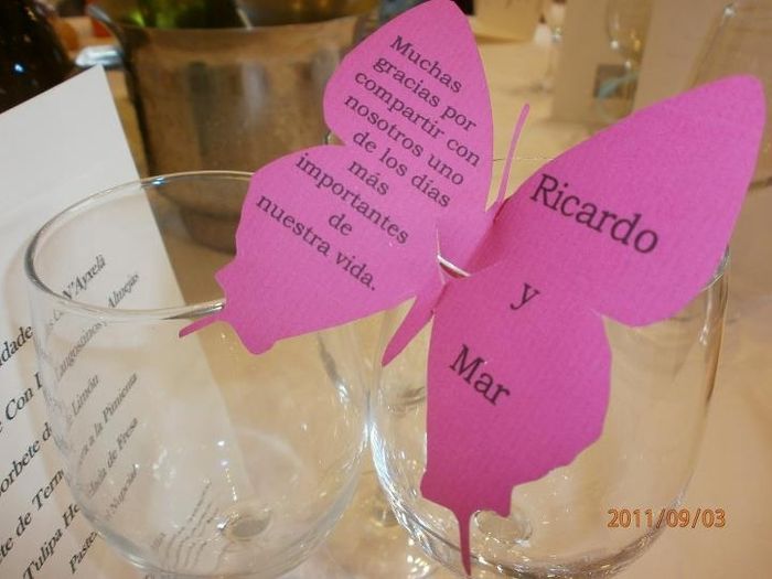 mariposas agradecimiento