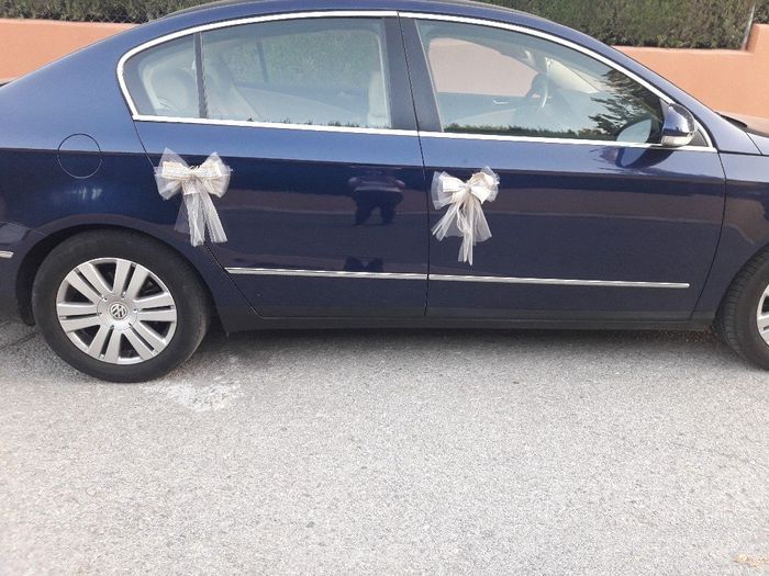 Mis lazos diy para los coches - 2