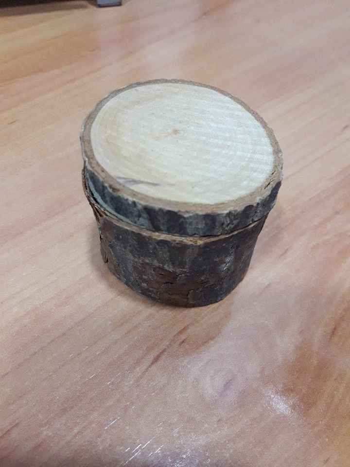  Caja anillos tronco árbol - 1