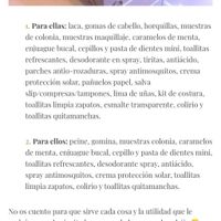 ¿Que ponemos en el kit de supervivencia para los invitados? - 1