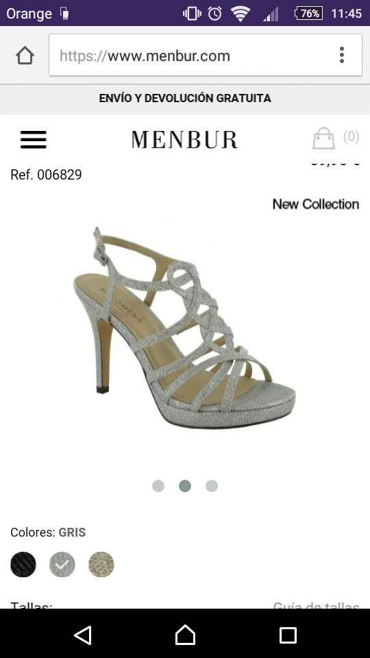 Indecisión con los zapatos de novia. - 1