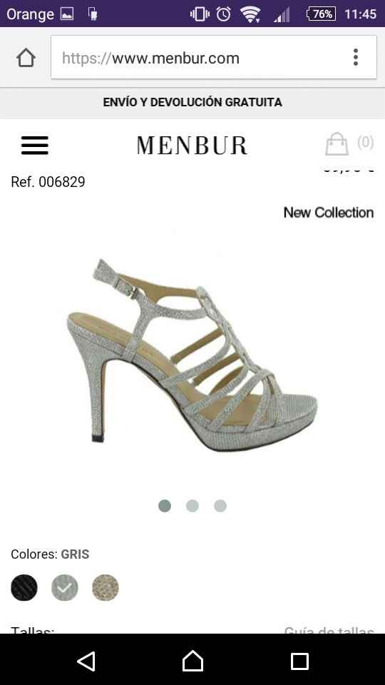 Indecisión con los zapatos de novia. - 2