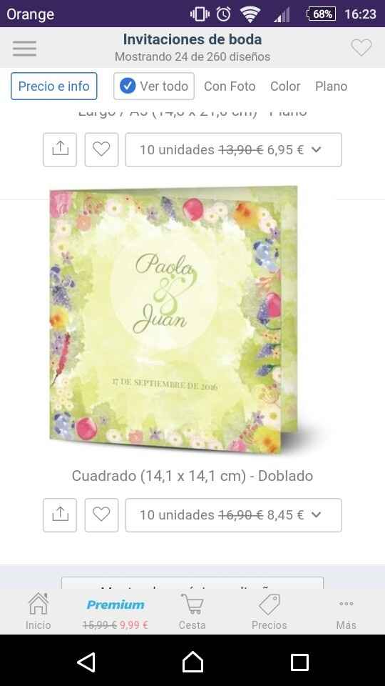 ¿cómo son vuestras invitaciones? - 1