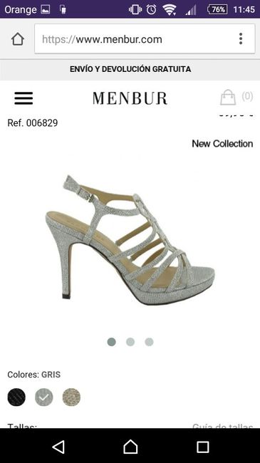 Indecisión con los zapatos de novia. - 2