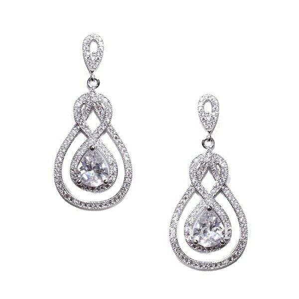 Pendientes para novia estilo princesa - 3