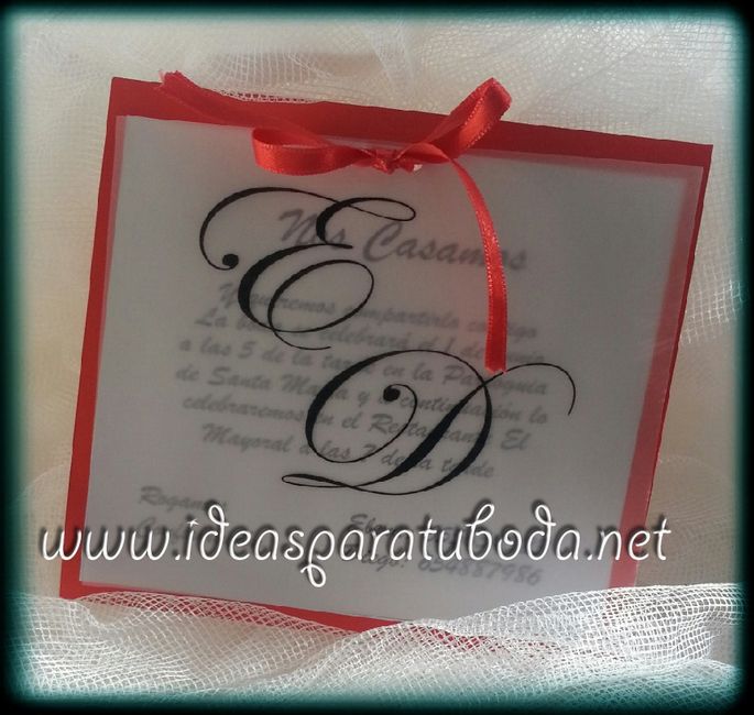 Invitación boda