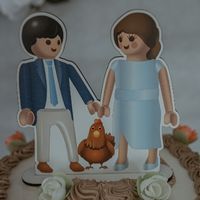 Figurita de Novios para el pastel - 1