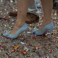 Para la novia, ¿zapatos azul bebé o rosa palo? - 1
