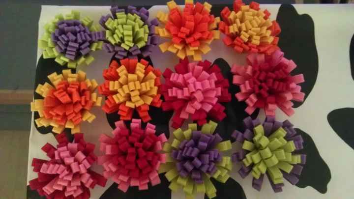 Flores de fieltro