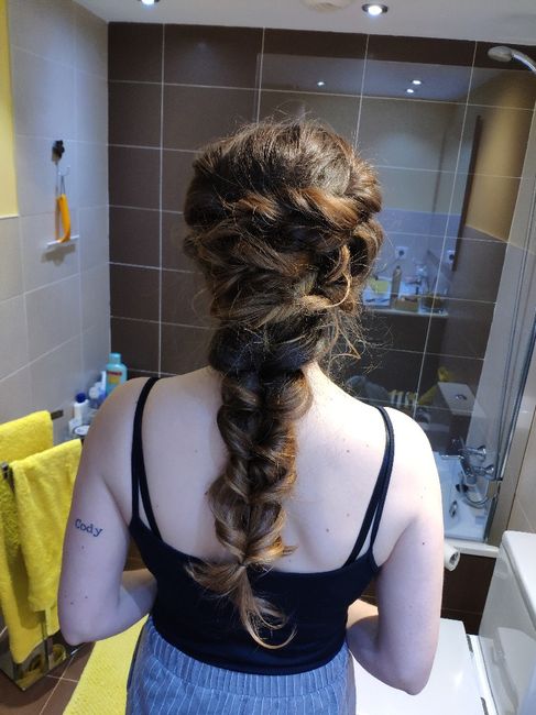 Mi prueba de maquillaje y peinado. - 2