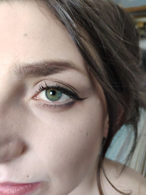 Mi prueba de maquillaje y peinado. - 4