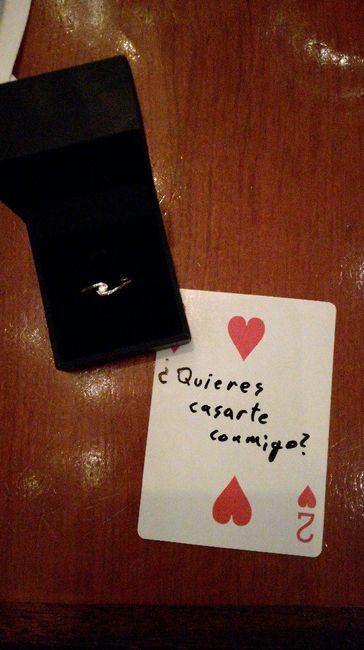 ¿Cómo te pidió matrimonio? - 1