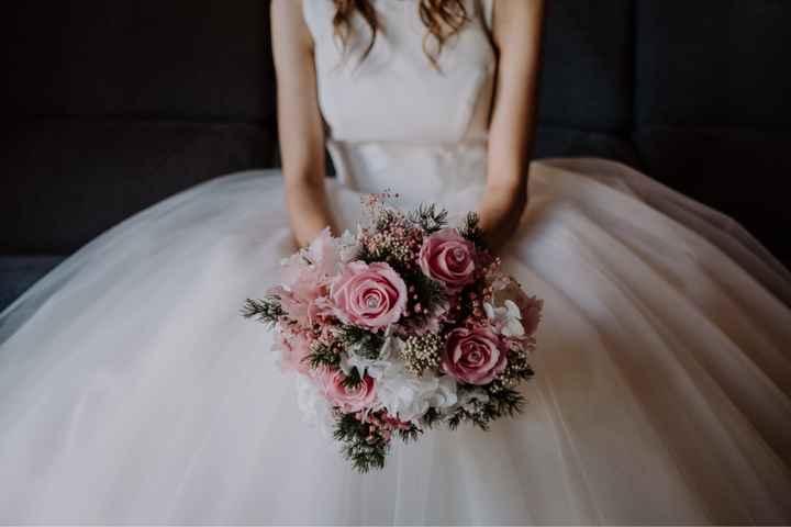 Ramos de novia preservado - 1