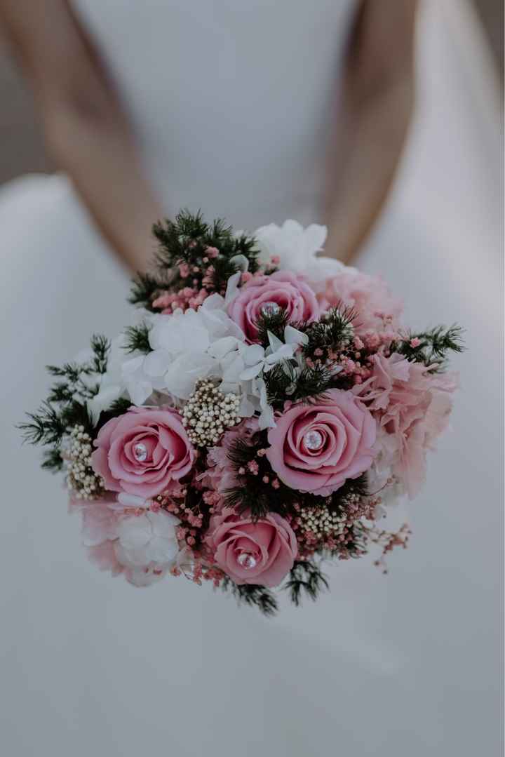 Ramos de novia preservado - 2