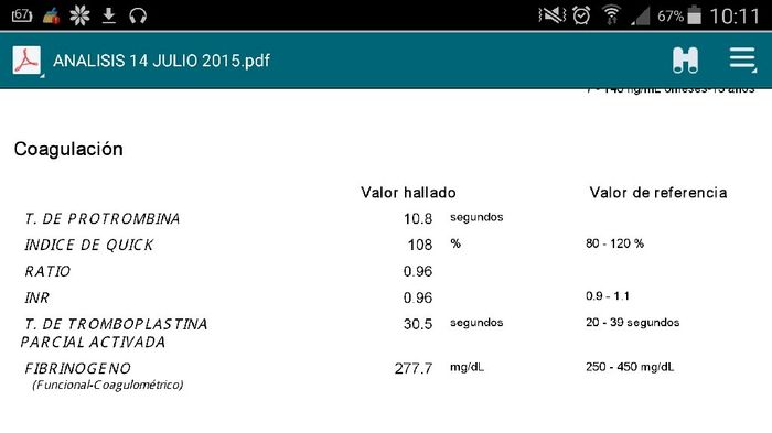 Segunda raya del test de embarazo muy clarita - 1