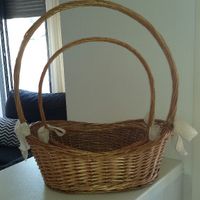 Lote 2 cestas de mimbre pata recordatorios!!! - 1